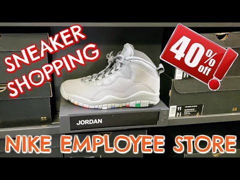 nike employee discount store