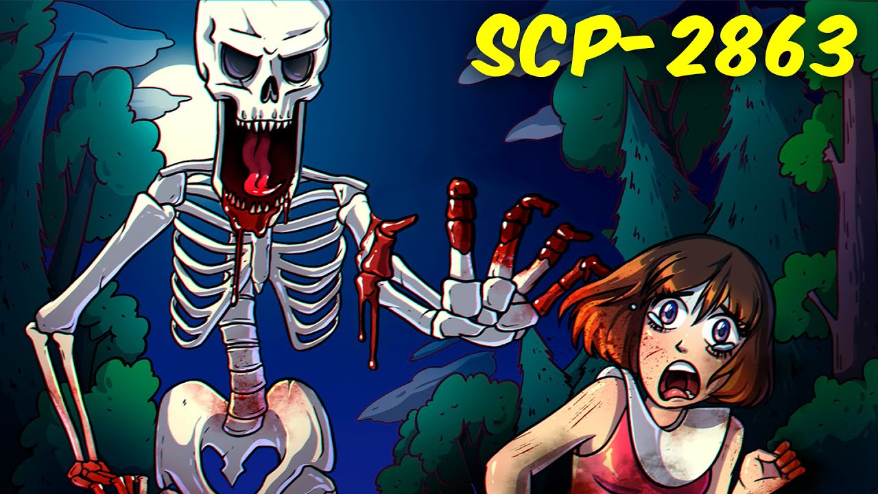 Tengkorak Yang Kelaparan SCP-2863 - Gashadokuro (Animasi SCP)