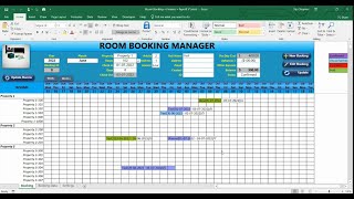 Hotel Booking System / Property Booking System In Excel screenshot 3