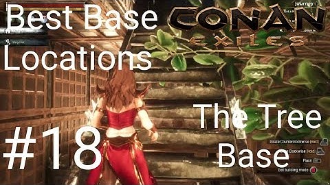 Conan Exiles Best Base Locations #18 The Tree Base😁😀😏👍👍👍👍👍👍