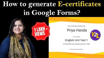 How to generate e-certificates from Google Form