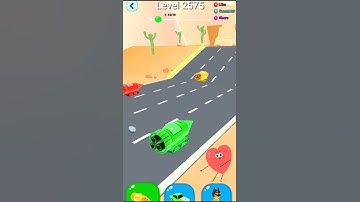 Shape-shifting Game Level-2575 Very Cool & Gnerly hyper casual game #shorts #gameplay #shapeshifting