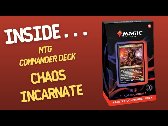 mtg chaos incarnate commander deck Starter Commander Deck (Chaos Incarnate) – Grognard Games