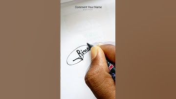Binod Name Signature | Make Stylish Signature #shorts #video #viral