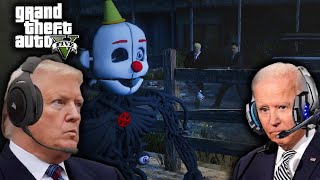 US Presidents SURVIVE FNAF Villains Attack In GTA 5