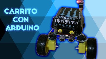 Carrito hecho con Arduino controlado con Bluetooth mediante una app Android