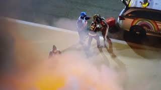 Grosjean uncut full crash and Rescue through the fire in Bahrain 2020 Formula 1
