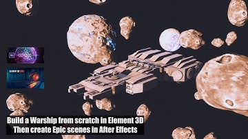 After Effects // Element 3D - Create a ship in Element 3D & Epic Scenes Part 2