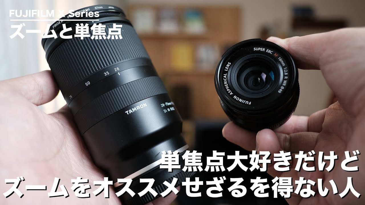 単焦点大好きな僕が、ズームレンズをオススメせざるを得ない人とは
