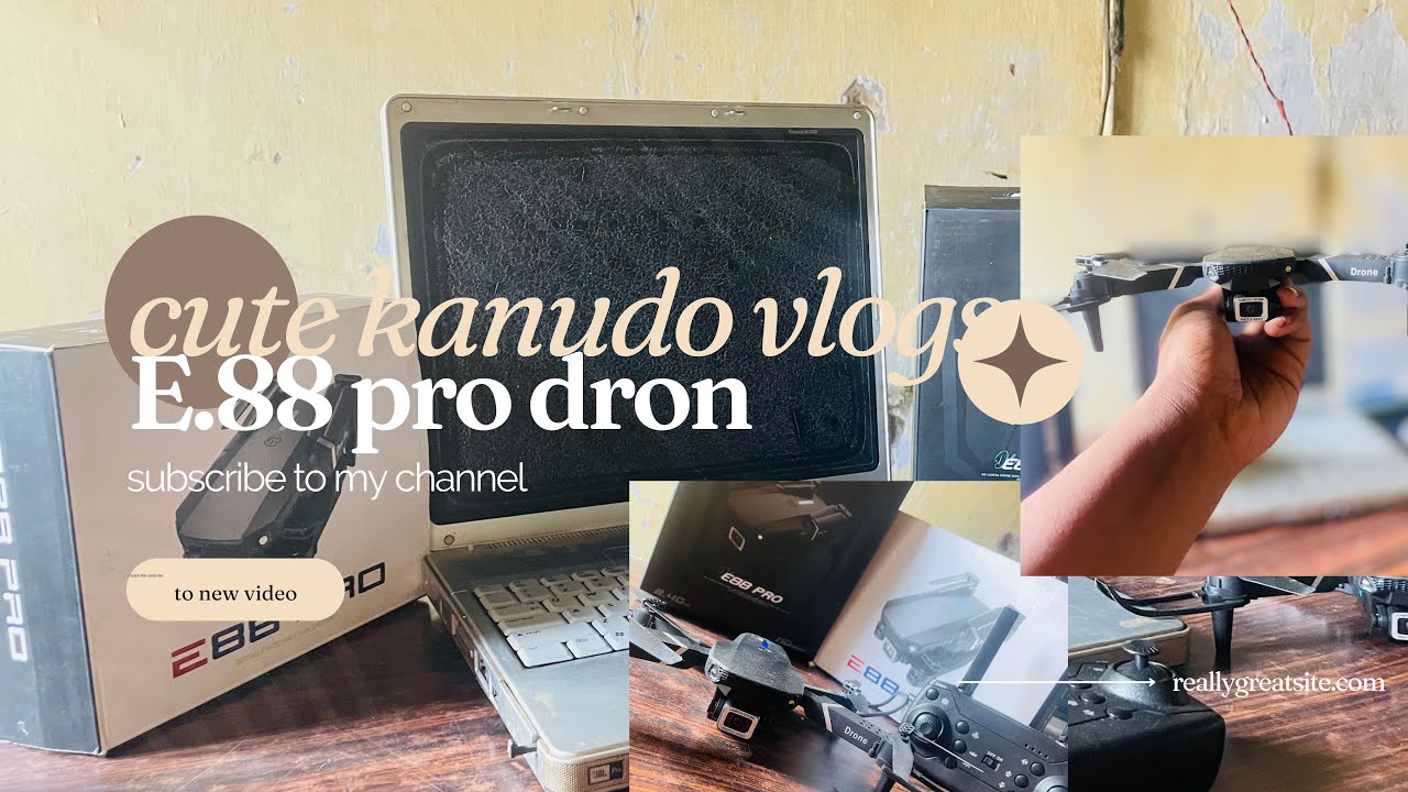 E88 pro drone unboxing & review 💫 ️ - YouTube
