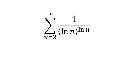 Sum from n=2 to infinity of 1/(ln n)^(ln n)