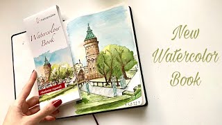 Hahnemuhle Watercolor Book a5 Review&First Drawing | Yeni Suluboya Defteri by Gizems MD 2,425 views 3 years ago 3 minutes, 45 seconds