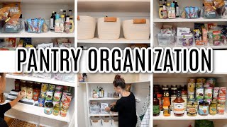 ORGANIZE AND DECLUTTER WITH ME // PANTRY ORGANIZATION 2022