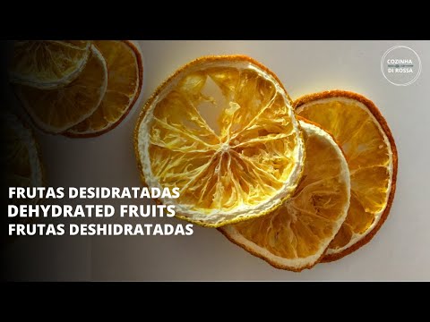 Vídeo: Como Secar Uma Laranja