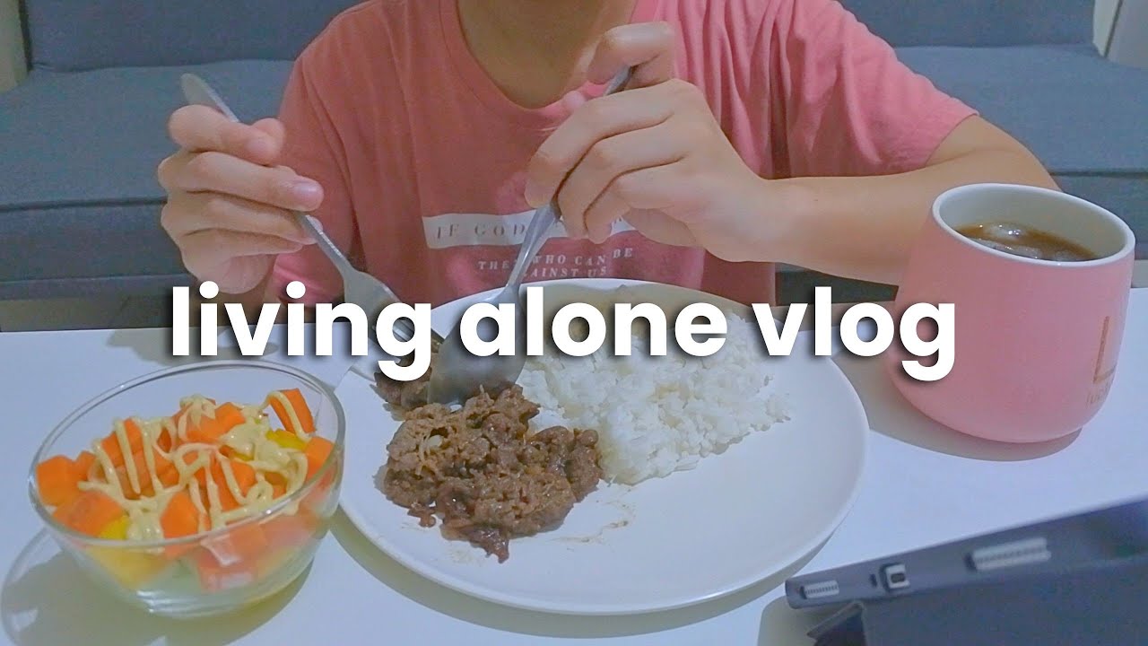 WFH as a data analyst 🍳 FINALLY BOUGHT AN AIRCON 🪭 living alone in the Philippines