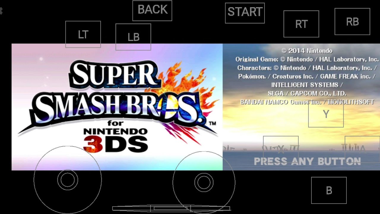 smash bros 3ds rom citra