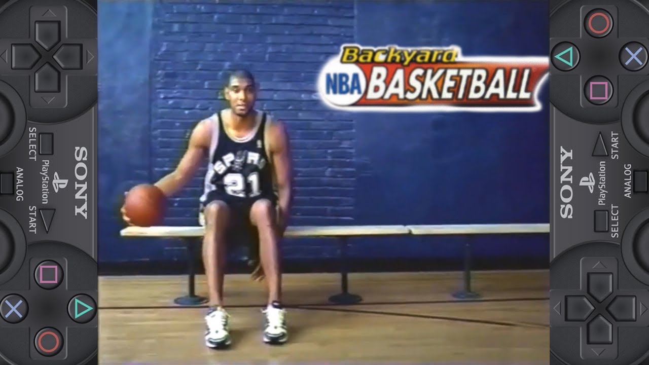 Backyard Basketball Tim Duncan Sony Playstation 2 Ps2 Full