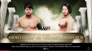 【PS4】WWE 2K19 ヒデオ・イタミ vs 丸藤正道 / Hideo Itami vs Naomichi Marufuji