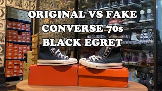 ORIGINAL VS FAKE CONVERSE 70s BLACK EGRET