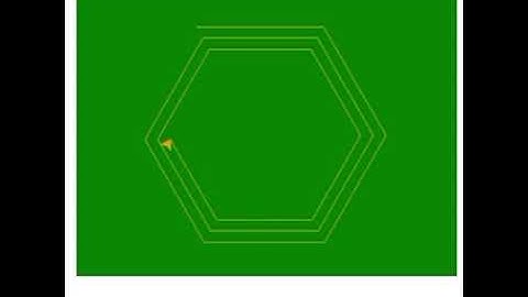 Drawing hexagon using python code #triangle #drawing #python #pythonprogramming