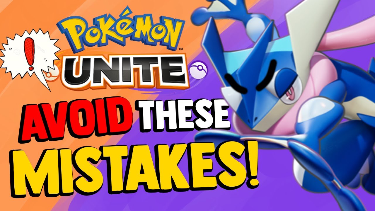 POKEMON UNITE TOP 5 BEGINNER MISTAKES!