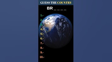 Guess the Country by the First 2 Letters! 🤯 Only Geniuses Get 10/10!