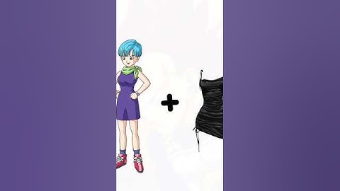 Bulma~cha in party dress ✨🙀 #bulma #vegeta