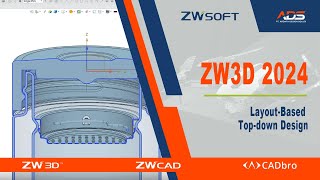 ZW3D Indonesia - Tutorial Assembly ZW3D metode Top down Design