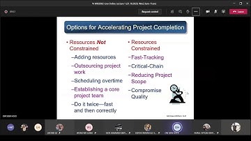 Project Management - Lecture 08(Reducing Project Duration)