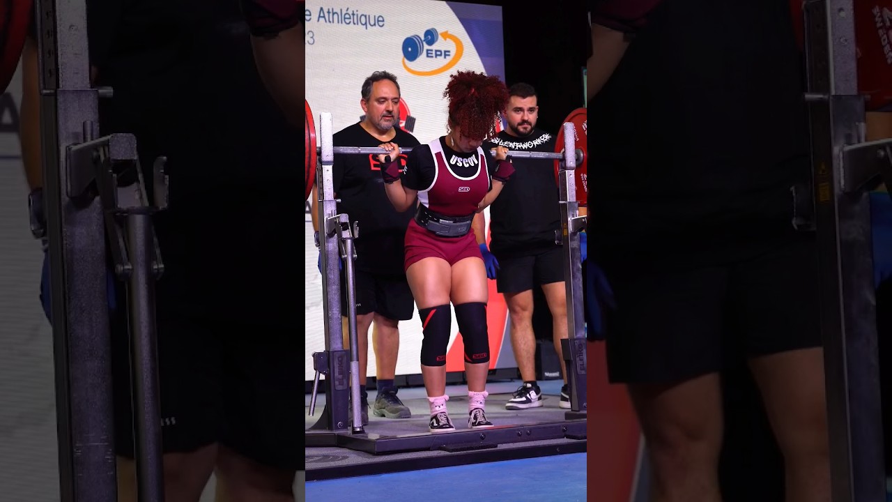 180kgs au Squat pour Jade Jacob en catégorie -57kgs !