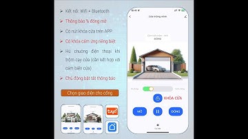 Cài đặt công tắc cửa cuốn Wifi / Công tắc cổng tự động Tuya