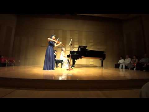 Ravel: Sonata for violin & piano in G Major, II /Ami Yokoyama & Sara Costa