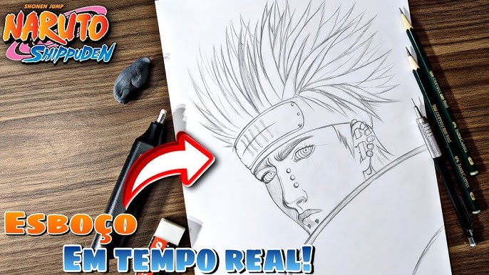 Tutorial de cabelo realista/semi realista (kakashi-hatake) 