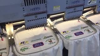 Happy HCG 1004 4 head embroidery machine.