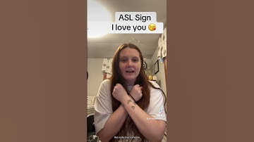 Learn How To Sign "I Love You" in ASL for Beginners | American Sign Language #shorts