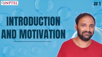 #1 Introduction and Motivation | Colloids and Surfaces