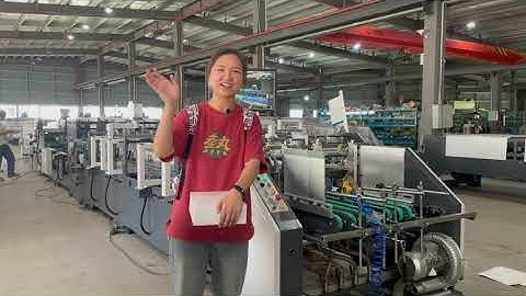 Automatic Folder Gluer | 4 & 6 corner box folding and gluing machine, glue sprayer system