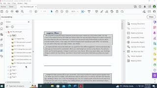 Learning Adobe Accessibility   Correcting Reading Order Quickly