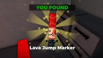 Find the Markers - Where to Find the Lava Jump Marker (Roblox)