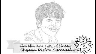 Kim Min Kyu (김민규) lineart speed painting part 1/2