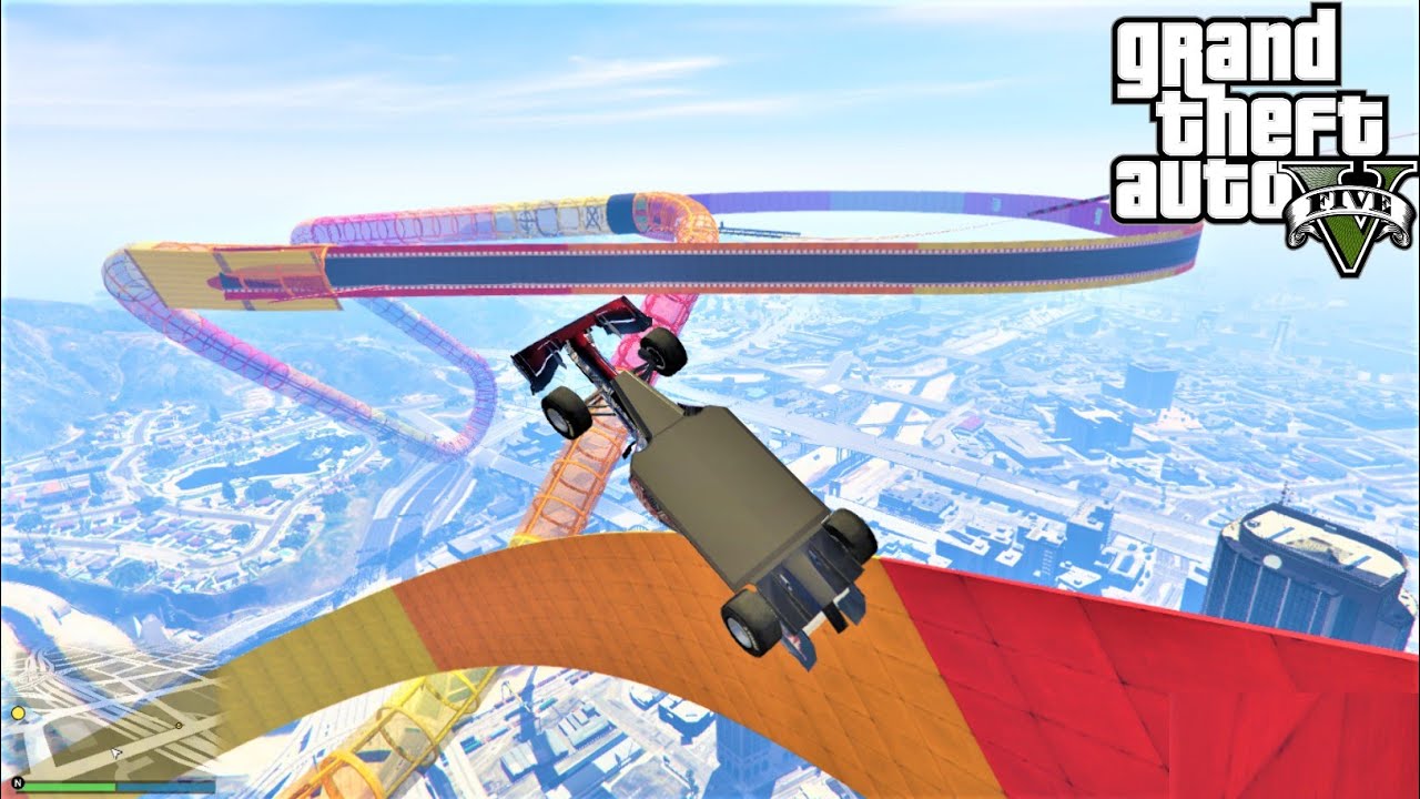 🤨Stunt Xxr On H2O Mega Ramp Challenge Gta 5 Khilery Gamerz - YouTube