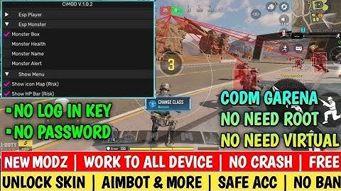 CODM MOD MENU APK COD MOBILE +WALLHACK +AIMBOT + ESP | DOWNLOAD CHEATS NO RECOIL CODM APP
