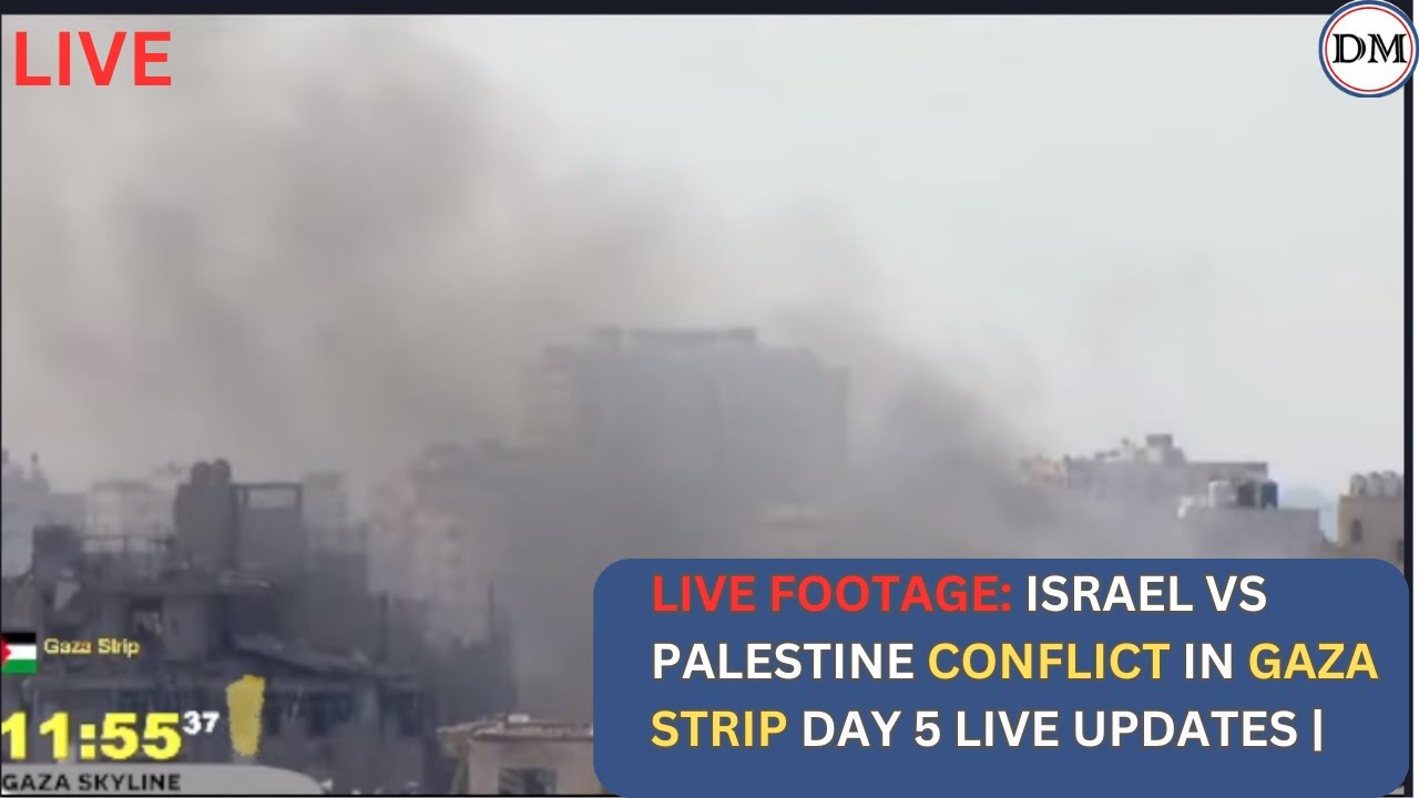 live-footage-israel-vs-palestine-conflict-in-gaza-strip-day-7-live