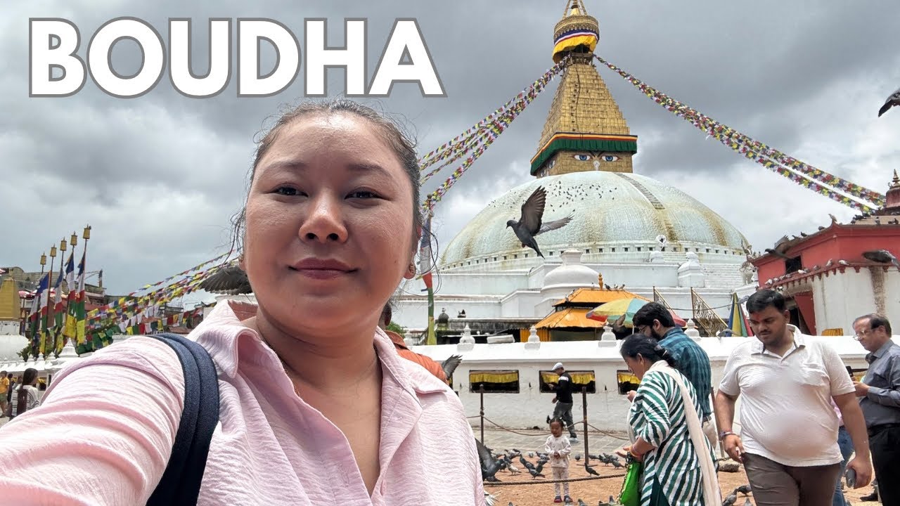 Finally it’s a Shopping time Yay ||  stitching chupa & onju at BOUDHA || Guess what we bought??? 