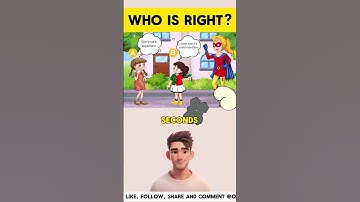 Who is right ? #riddlechallenge #riddleoftheday #enigma #quiz #logicpuzzles #riddle