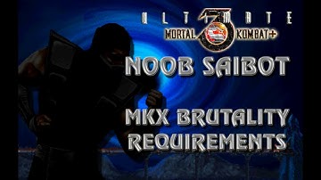 NOOB SAIBOT MKX BRUTALITY!