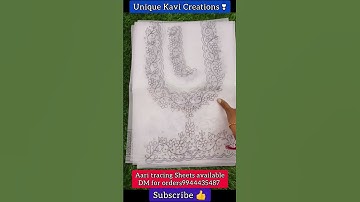 Unique Kavi Creations ❣️#aariwork #aariembroidery #aariworkblouse #aari #embroidery #embroidered