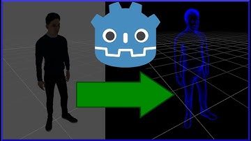 Godot 4: Create a spatial shader to give characters a "cloaked" effect (explained step by step)