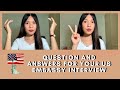 TOURIST VISA TO USA Interview Questions