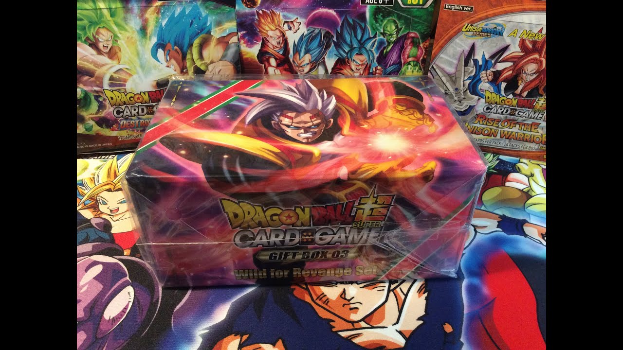 DBS TCG Gift Box 03 Wild for Revenge Set!